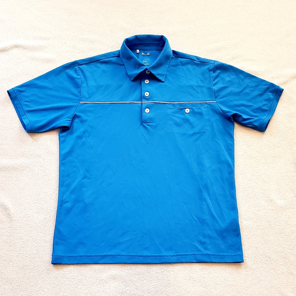 Adidas Golf Polo in Blue, Mens Size S